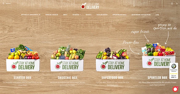 Stay at home delivery Impression 3
