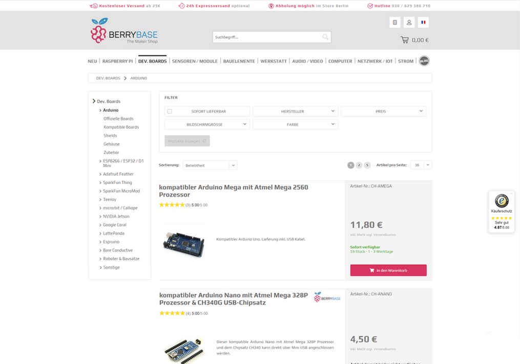 Berrybase Impression 4